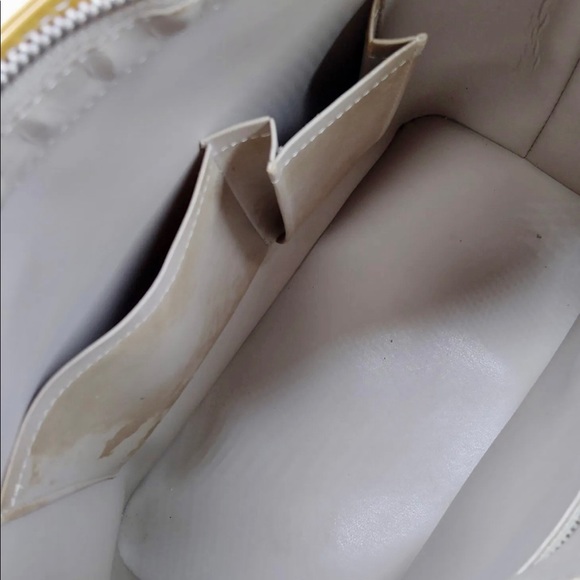 Authentic Louis Vuitton Handbag/Shoulder Bag Houston Yellow Vernis - Picture 8 of 12